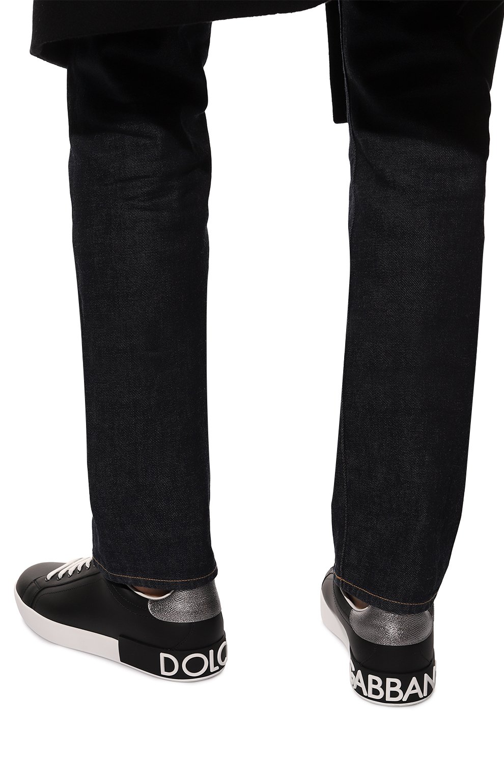 Кожаные кеды portofino DOLCE & GABBANA, арт. CS1760/AH527, фото 3