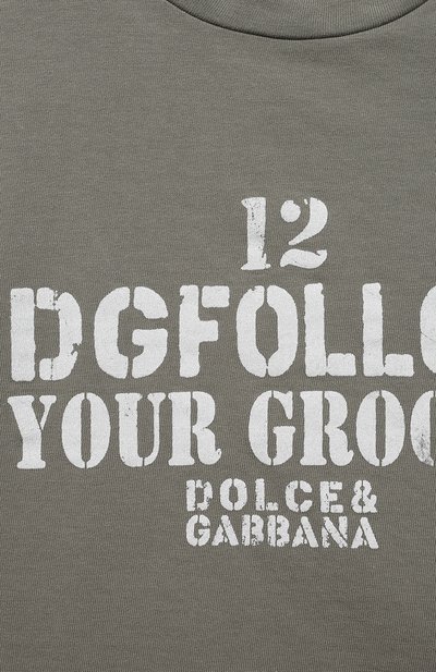 Хлопковая футболка DOLCE & GABBANA, арт. L4JT9A/G7A4C/2-6, фото 3