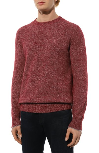 Свитер из шерсти и хлопка BRUNELLO CUCINELLI, арт. MS070B2214, фото 3