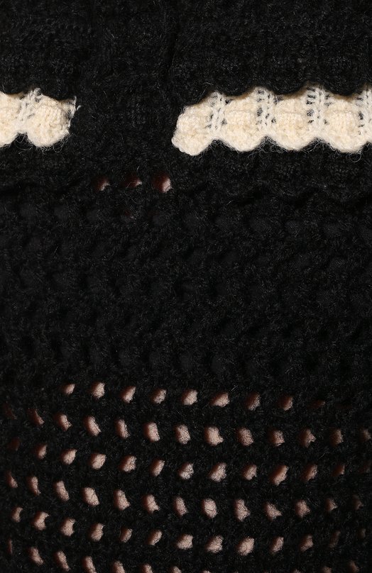 Шерстяной свитер Saint Laurent Чёрный, фото 5