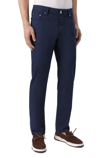 Брюки bard JACOB COHEN темно-синего цвета по цене 51150 руб., арт. JUM_QE004 054 S3756 TR, фото 3 Брюки bard JACOB COHEN, арт. JUM_QE004 054 S3756 TR, фото 3