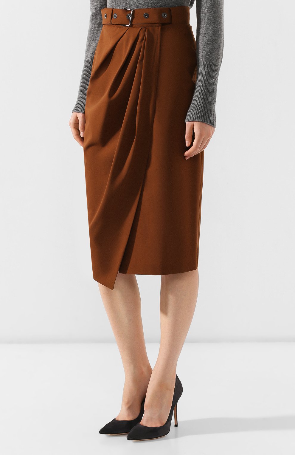 Шерстяная юбка BRUNELLO CUCINELLI, арт. MP105G2837, фото 3