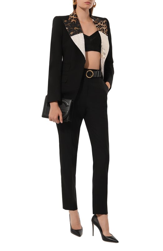 Кожаные туфли Cardinale 105 Dolce & Gabbana CD1838/B7261 Чёрный  CD1838/B7261 Фото 2