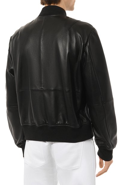 Кожаный бомбер VERSACE JEANS COUTURE, арт. 76GAVP06/CPPS3, фото 4