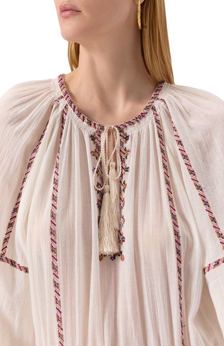 Хлопковое платье ISABEL MARANT ETOILE, арт. 25PR00673FA/C1J11E, фото 5