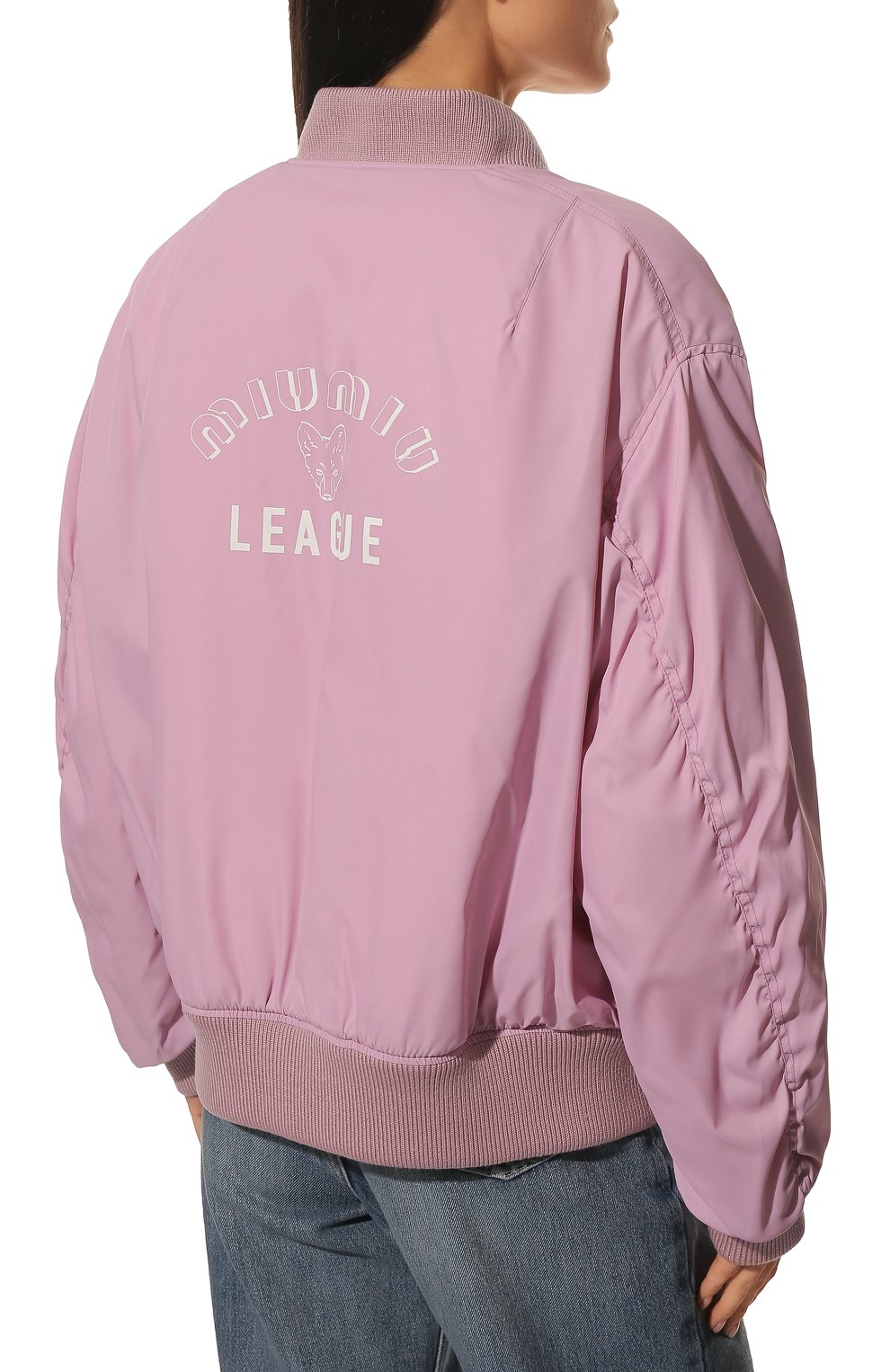 Бомбер MIU MIU, арт. ML807-1ZQA-F0BDK, фото 4
