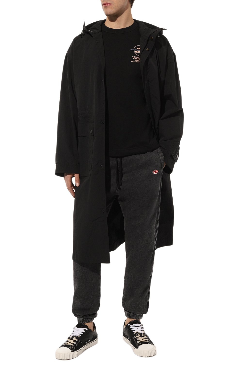 Хлопковый свитшот DIESEL, арт. A08560/0EJAB, фото 2