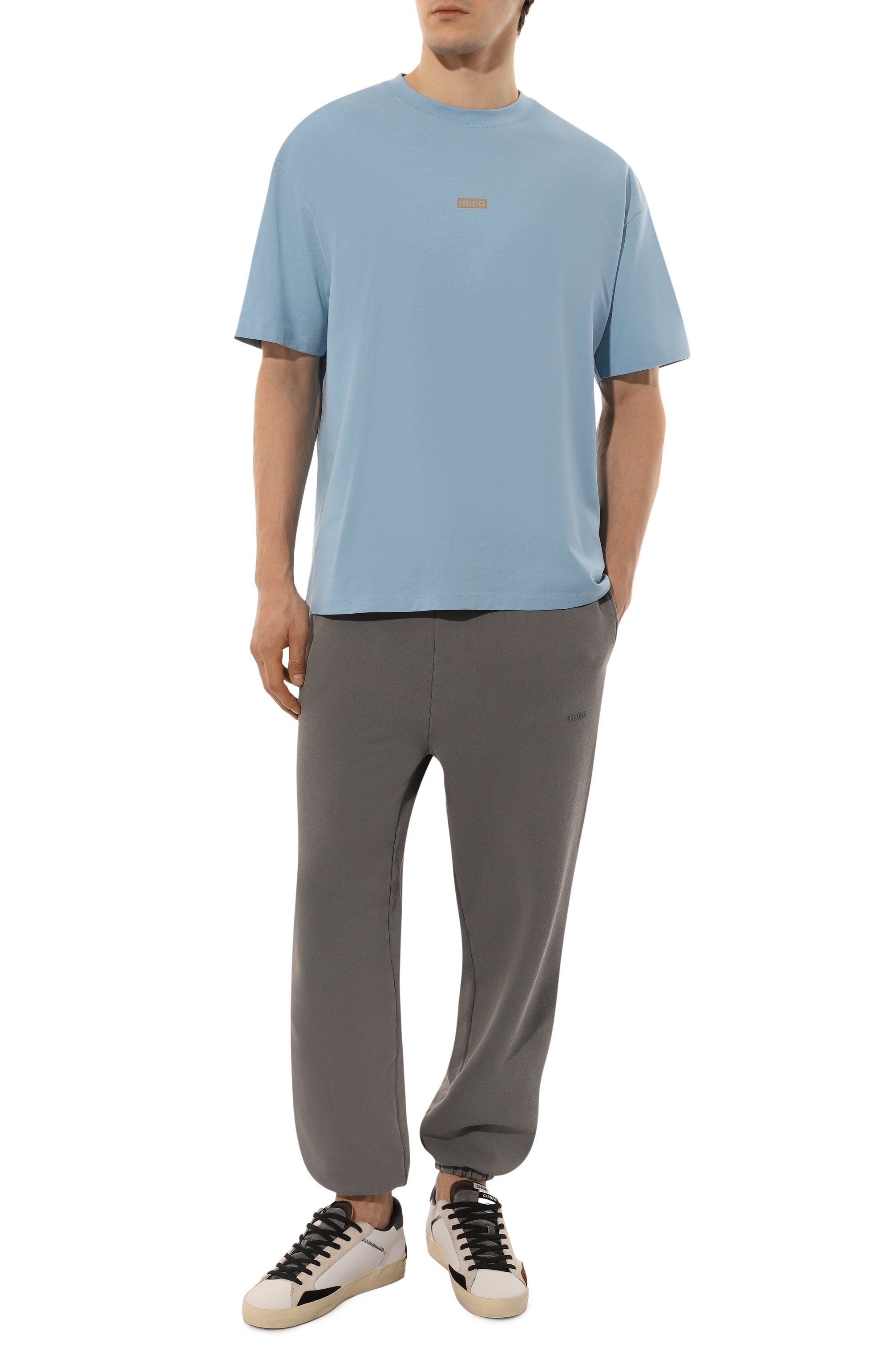 Хлопковая футболка HUGO BLUE, арт. 50509776, фото 2
