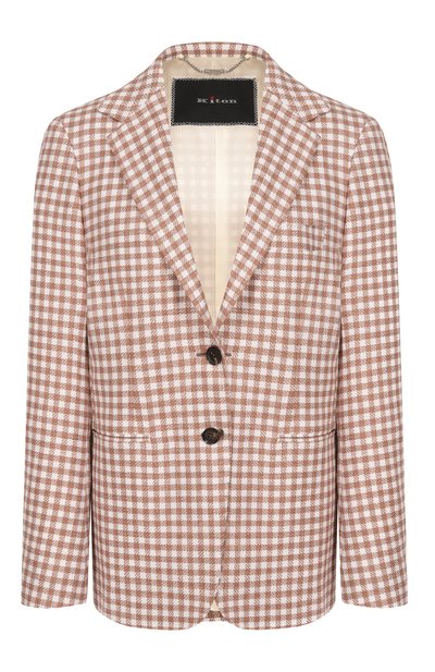 Женский жакет из кашемира и шерсти KITON, арт. D58504K0615