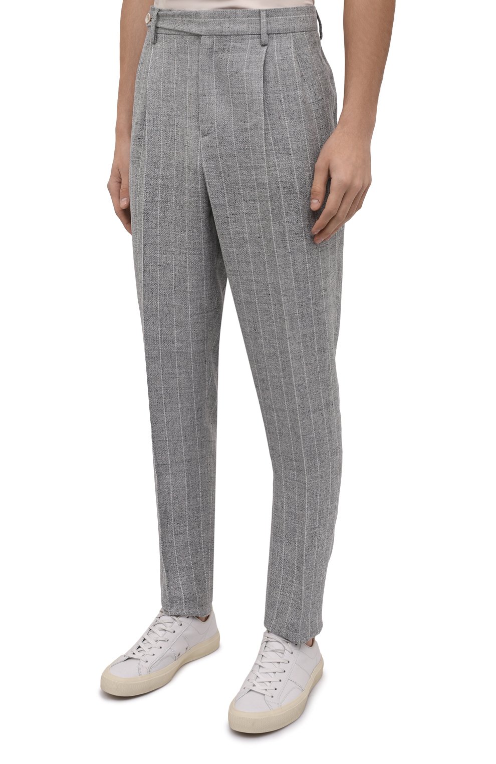 Костюм изо льна и шерсти BRUNELLO CUCINELLI, арт. MW461EDNT, фото 4