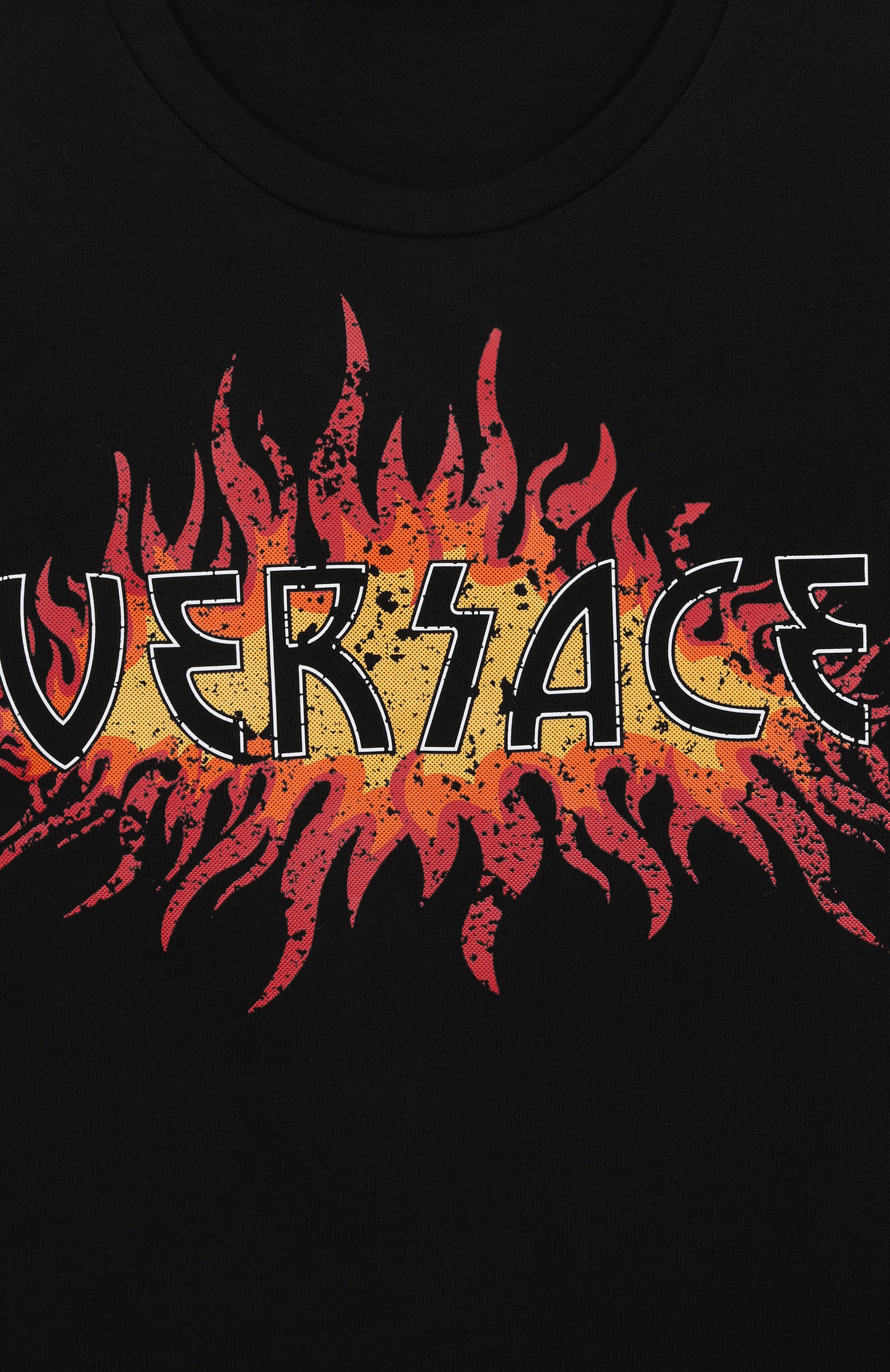 Хлопковая футболка VERSACE, арт. 1018293/1A13075/8A-14A, фото 3