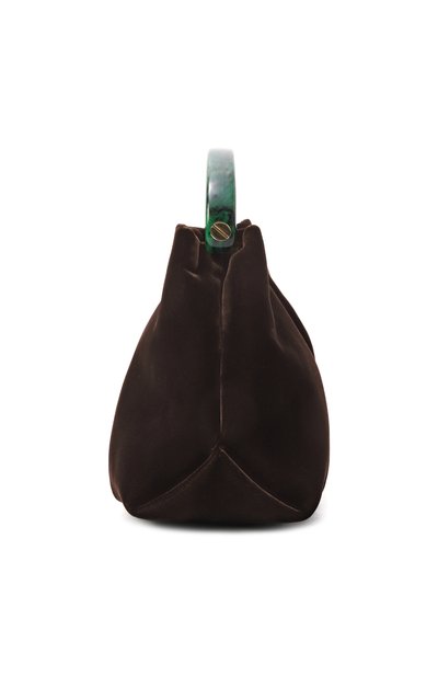 Сумка DRIES VAN NOTEN темно-коричневого цвета по цене 105000 руб., арт. 011524-653-704, фото 4 Сумка DRIES VAN NOTEN, арт. 011524-653-704, фото 4