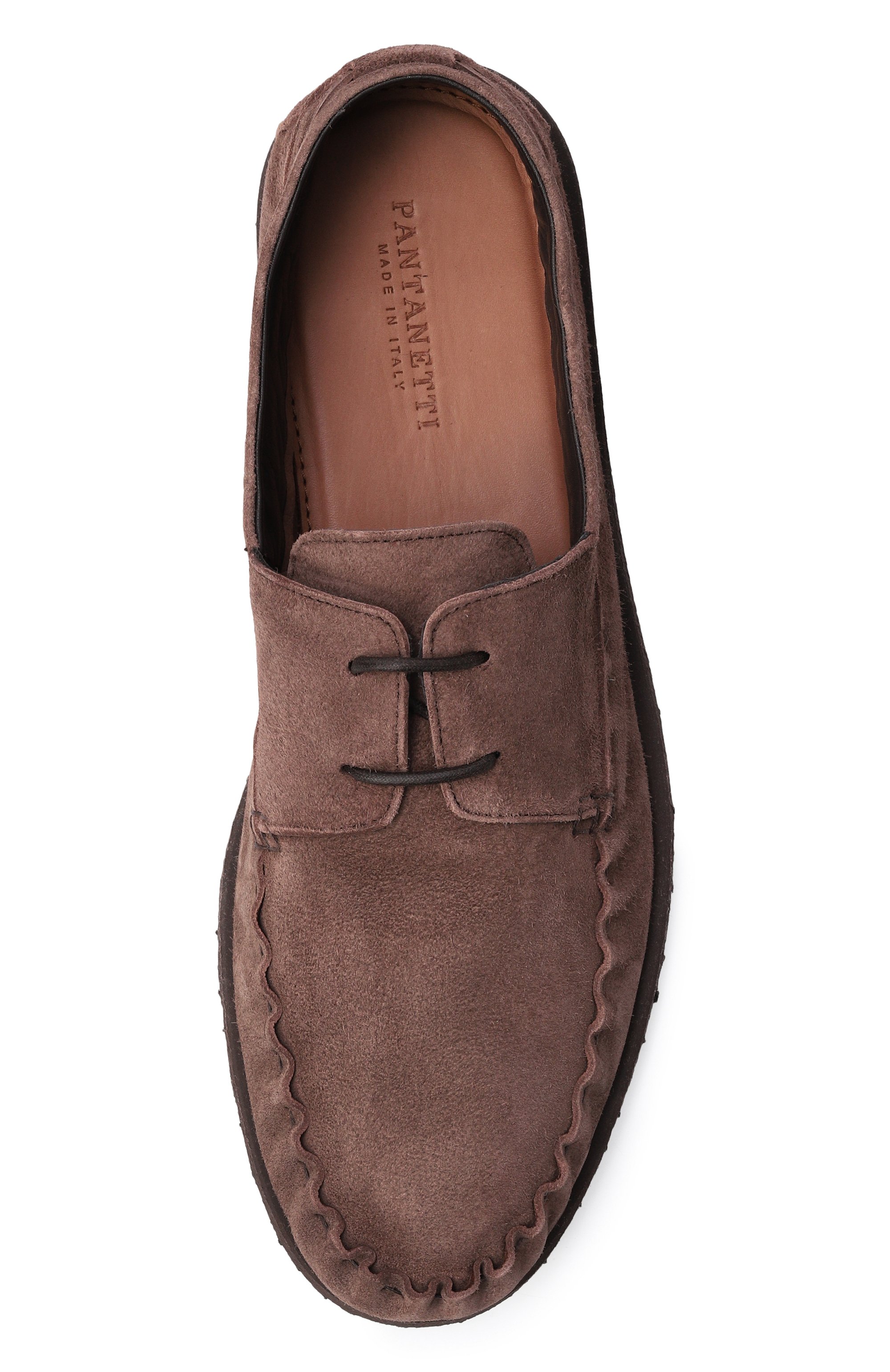 Замшевые топсайдеры PANTANETTI, арт. 19521G/KARKUM, фото 5