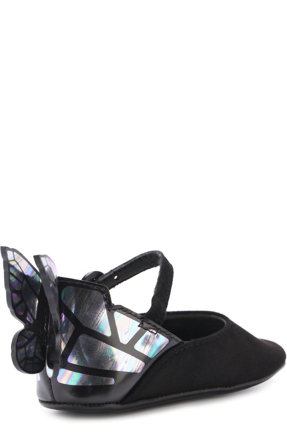 Замшевые туфли с аппликацией SOPHIA WEBSTER MINI, арт. MAW16015, фото 3