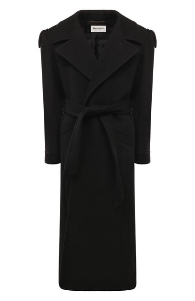 Женское пальто из кашемира и шерсти SAINT LAURENT, арт. 761862/Y2H32
