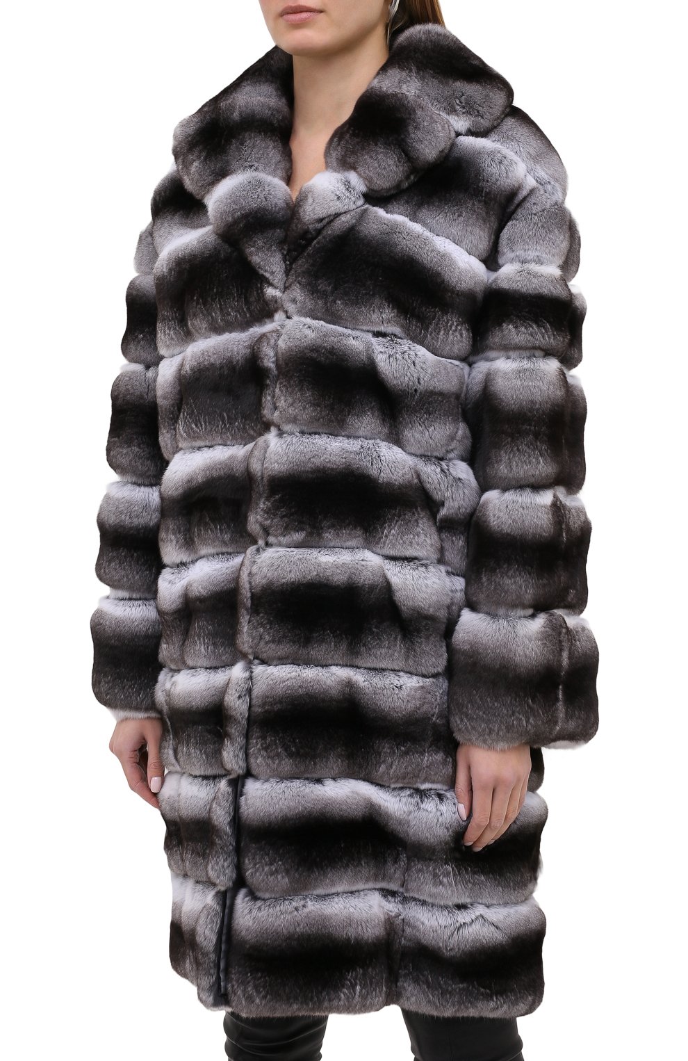 Шуба из меха шиншиллы VALENTINO, арт. UF3FAA8821F, фото 3