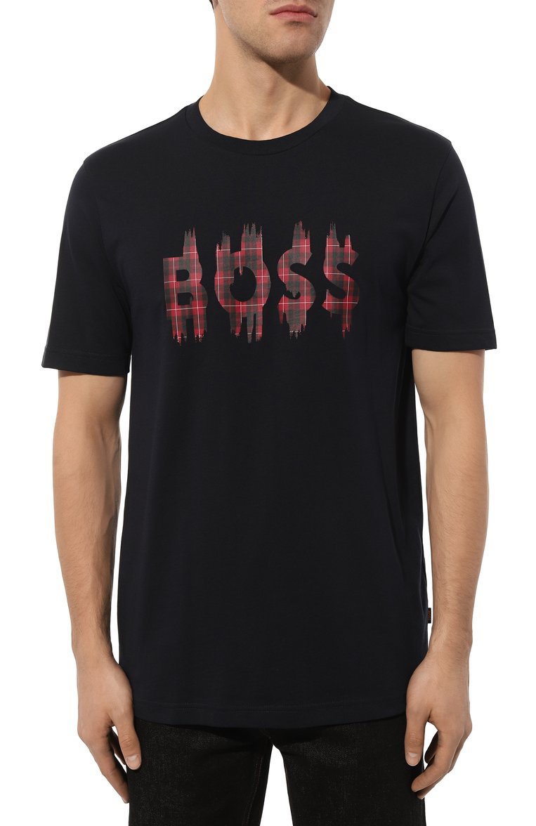 Хлопковая футболка BOSS ORANGE, арт. 50510009, фото 1