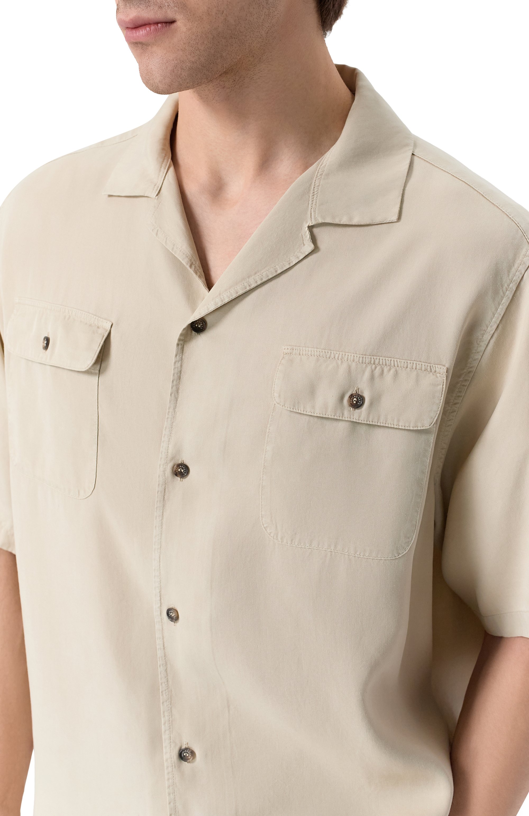 Рубашка из лиоцелла PAUL&SHARK, арт. 26413327, фото 5