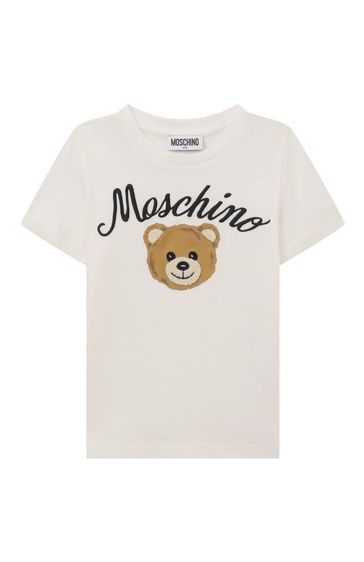 

Хлопковая футболка Moschino, Белый