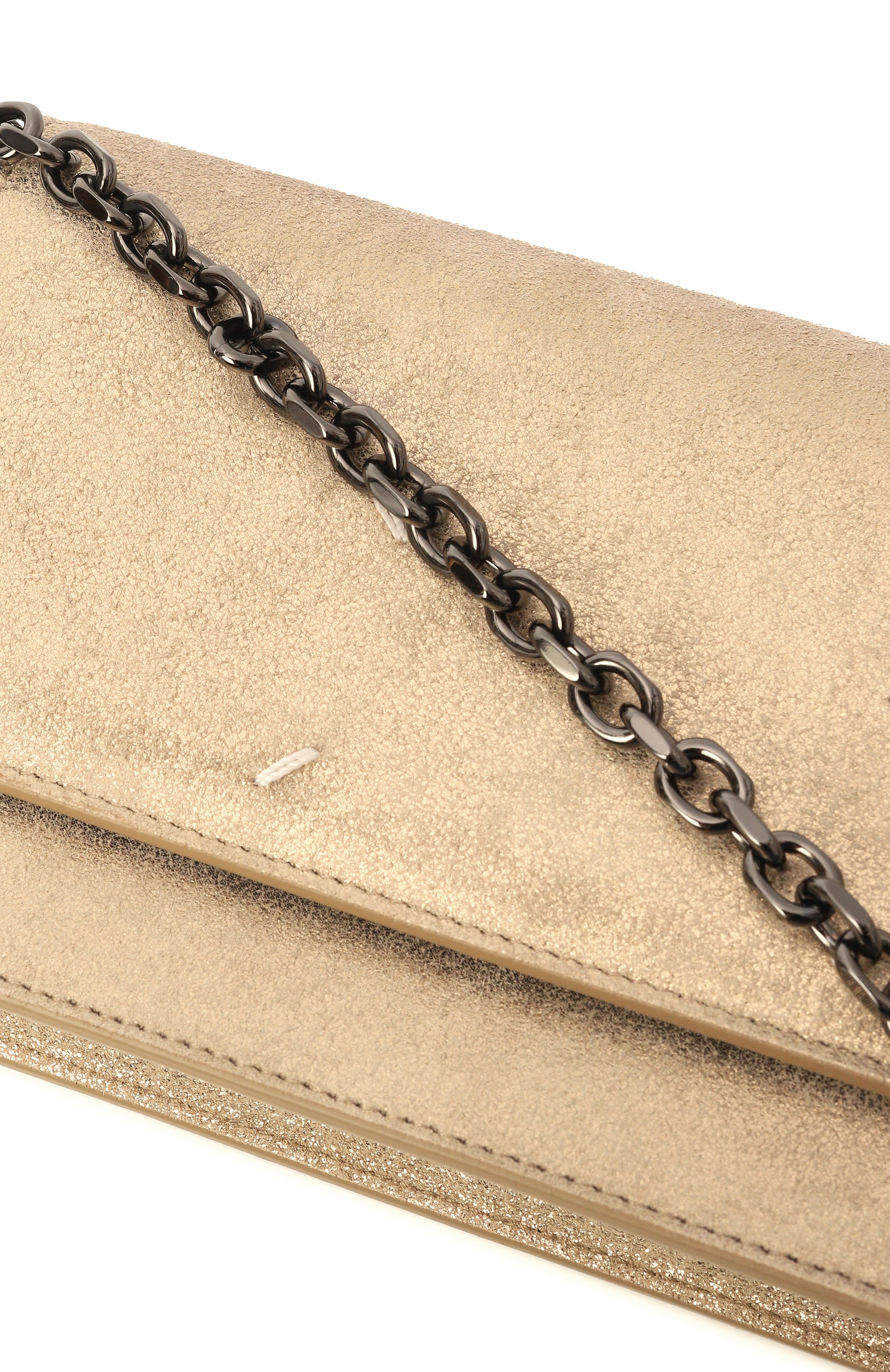 Клатч MAISON MARGIELA золотого цвета по цене 126000 руб., арт. SA3UI0008/P7453, фото 6 Клатч MAISON MARGIELA, арт. SA3UI0008/P7453, фото 6