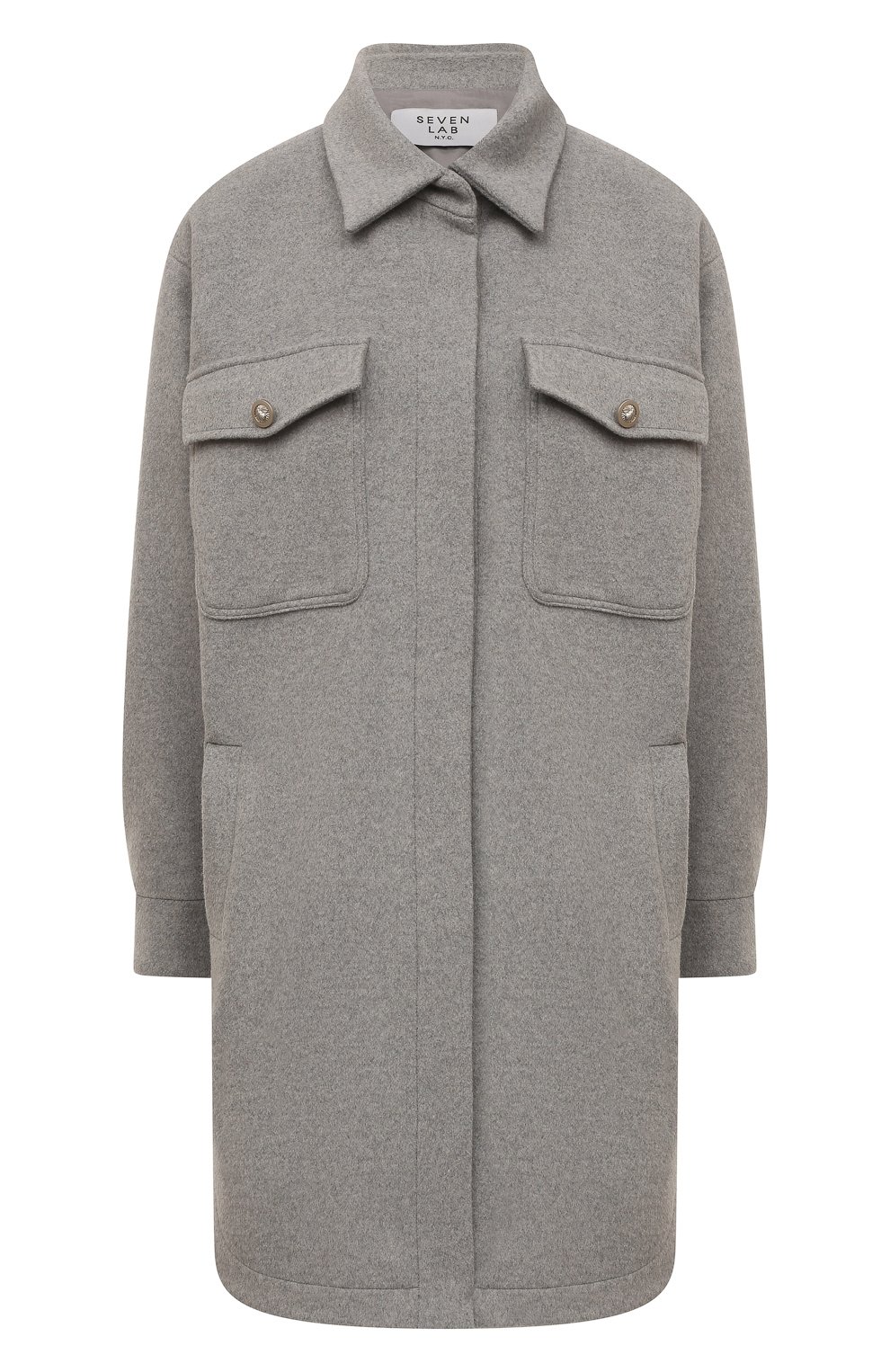 Куртка из шерсти и кашемира SEVEN LAB серого цвета по цене 27300 руб., арт. SPL grey, фото 1 Куртка из шерсти и кашемира SEVEN LAB, арт. SPL grey, фото 1