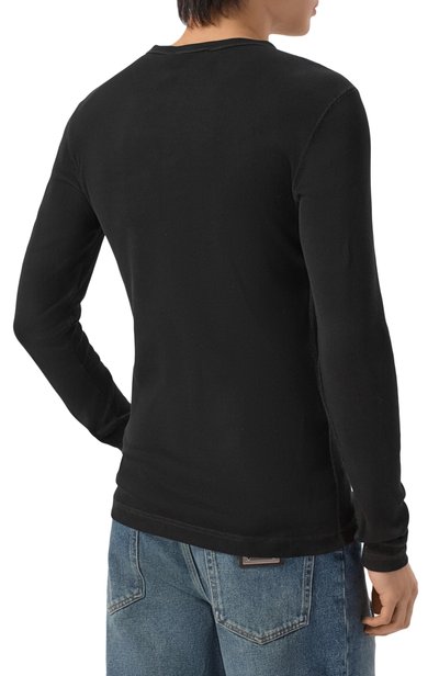 Хлопковый лонгслив-хен ли DOLCE & GABBANA, арт. G8PG8T/G7P3I, фото 4