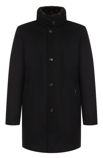 Мужской пальто bond-fur с меховым воротником MOORER, арт. B0ND/FUR-LE