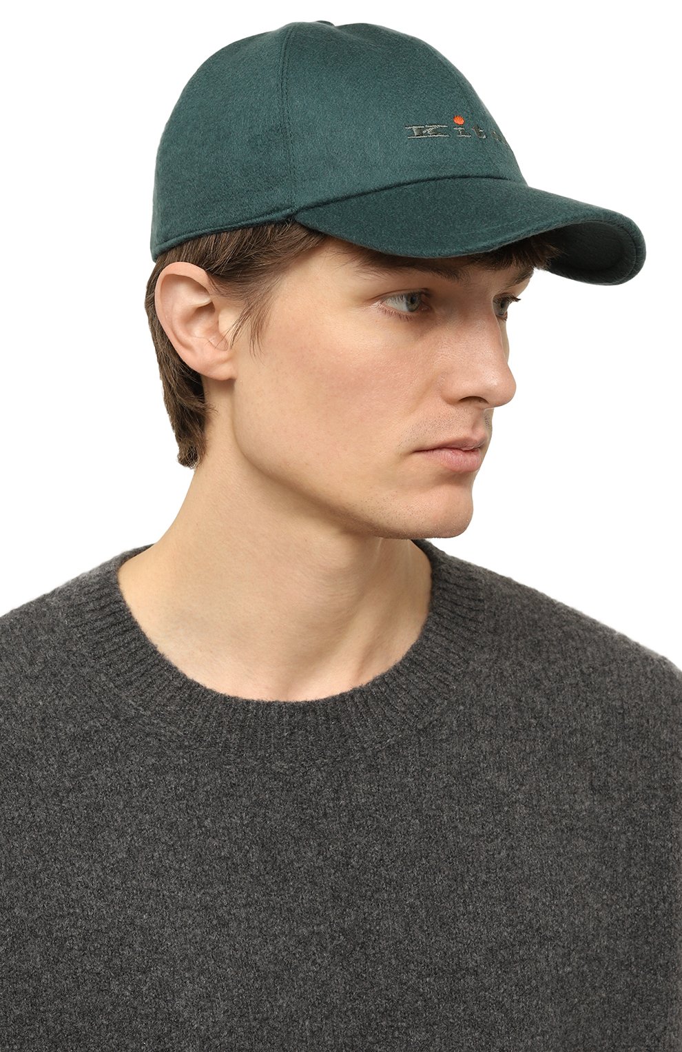 Кашемировая бейсболка KITON, арт. UCAPP06X0229B, фото 2