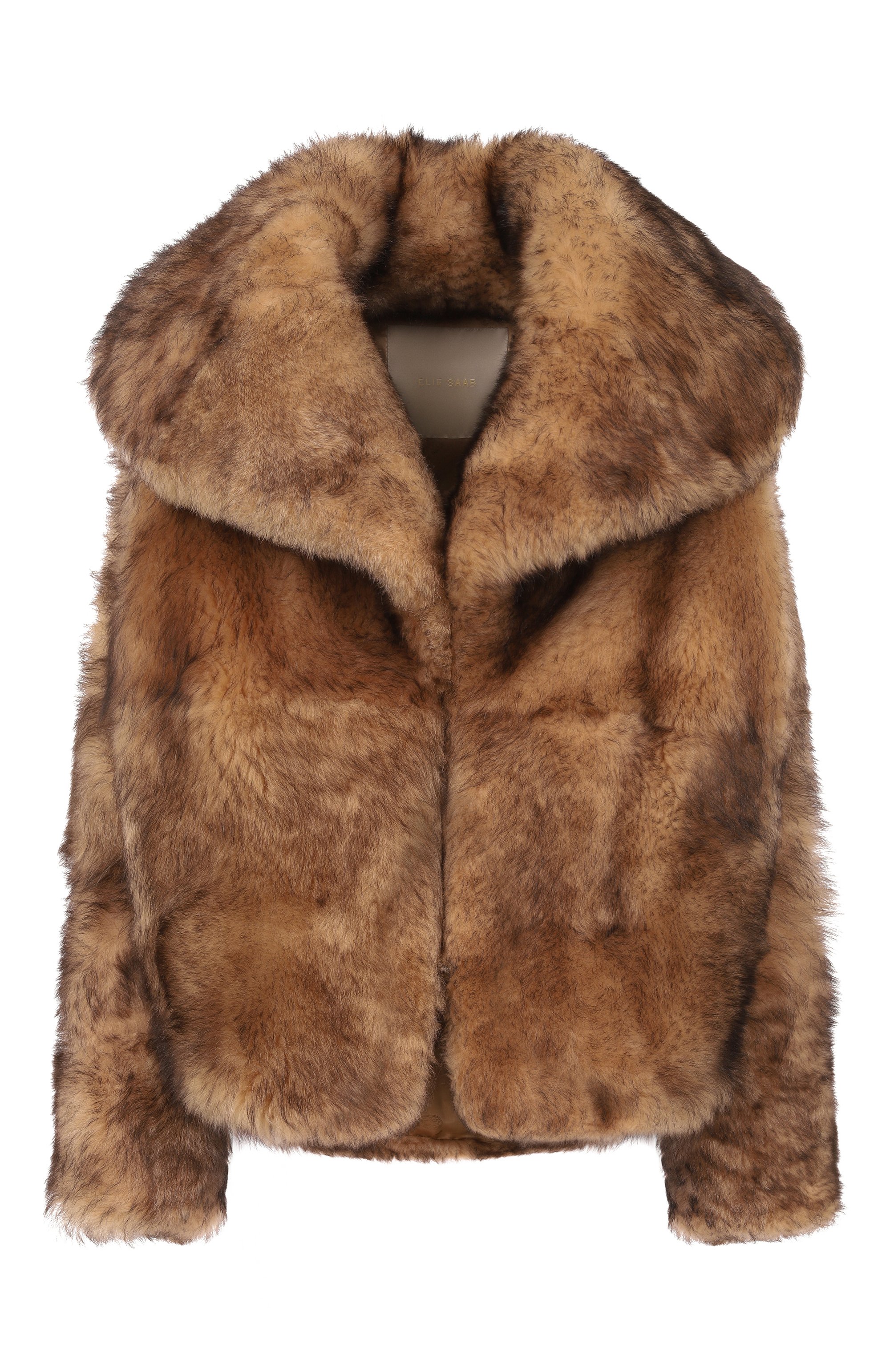Шуба из овчины ELIE SAAB коричневого цвета по цене 1500000 руб., арт. J0157NF25/FR002, фото 1 Шуба из овчины ELIE SAAB, арт. J0157NF25/FR002, фото 1