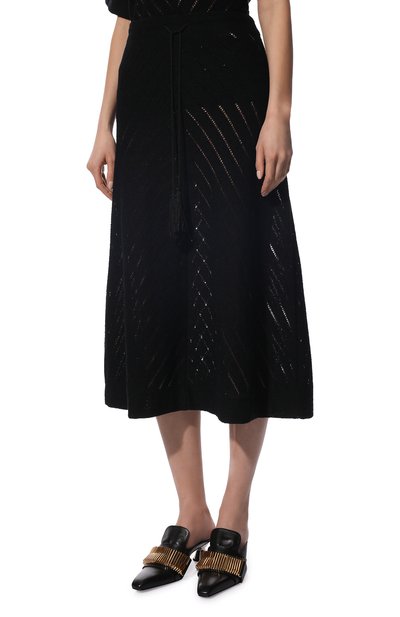 Юбка JIL SANDER черного цвета по цене 132500 руб., арт. JSPU754057-WUY25408, фото 3 Юбка JIL SANDER, арт. JSPU754057-WUY25408, фото 3
