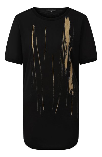 Женская хлопковая футболка ANN DEMEULEMEESTER, арт. 1902-3965-232-098