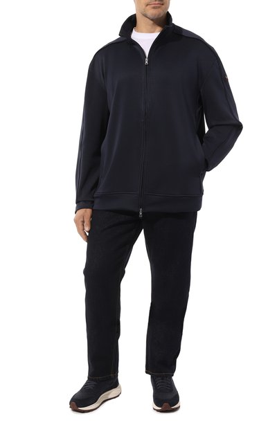 Толстовка PAUL&SHARK темно-синего цвета по цене 32050 руб., арт. 13311871/3XL-6XL, фото 2 Толстовка PAUL&SHARK, арт. 13311871/3XL-6XL, фото 2