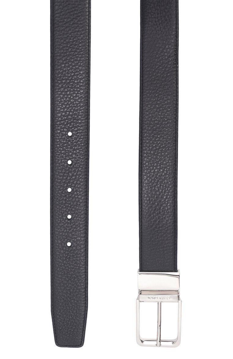 Мужской двусторонний ремень CORNELIANI темно-синего цвета, арт. 25V305-2520849 | Фото 3 (Нос: Не проставлено; Материал: Натуральная кожа; Случай: Формальный; Автоматизация состава: Проставлено)