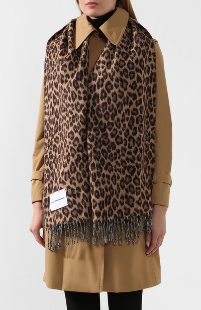 Плащ с шарфом FORTE DEI MARMI COUTURE бежевого цвета по цене 59500 руб., арт. FFW19-1301, фото 3 Плащ с шарфом FORTE DEI MARMI COUTURE, арт. FFW19-1301, фото 3