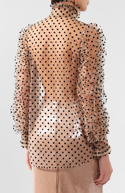 Блузка в горох DRIES VAN NOTEN, арт. 201-10718-9150, фото 4