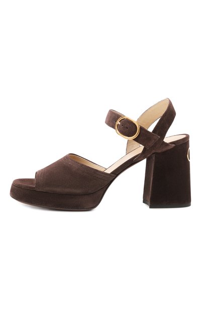 Замшевые босоножки fawcette 100 VALENTINO, арт. 8W0S0MI1/DHU, фото 4