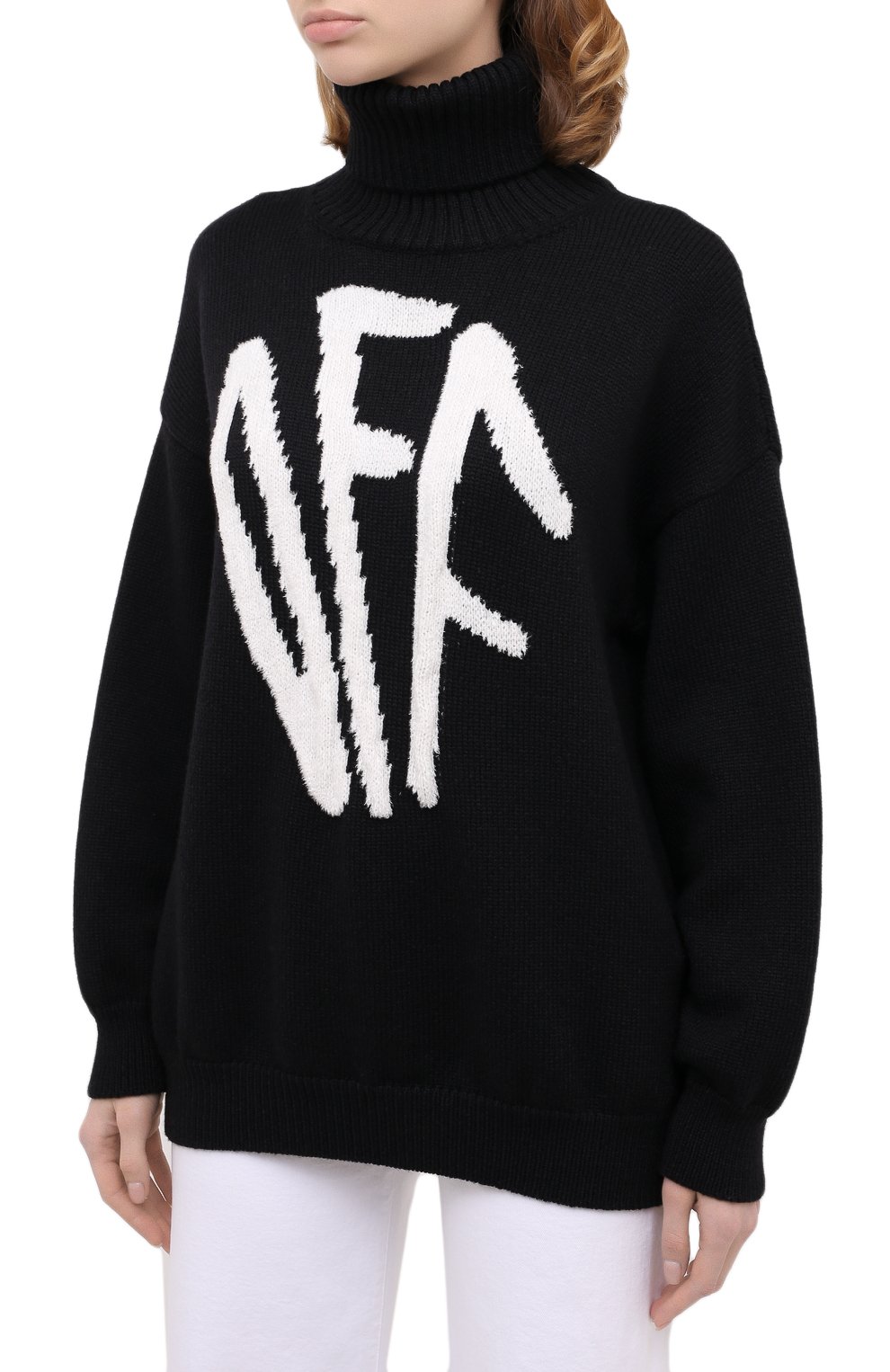 Шерстяной свитер OFF-WHITE, арт. 0WHF008F20KNI0011001, фото 3