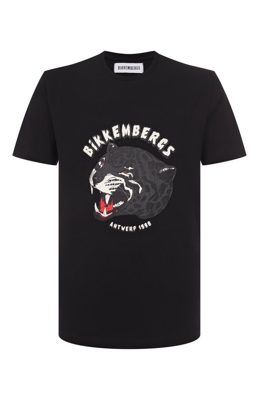 Хлопковая футболка Dirk Bikkembergs BMT1210 Чёрный BMT1210
