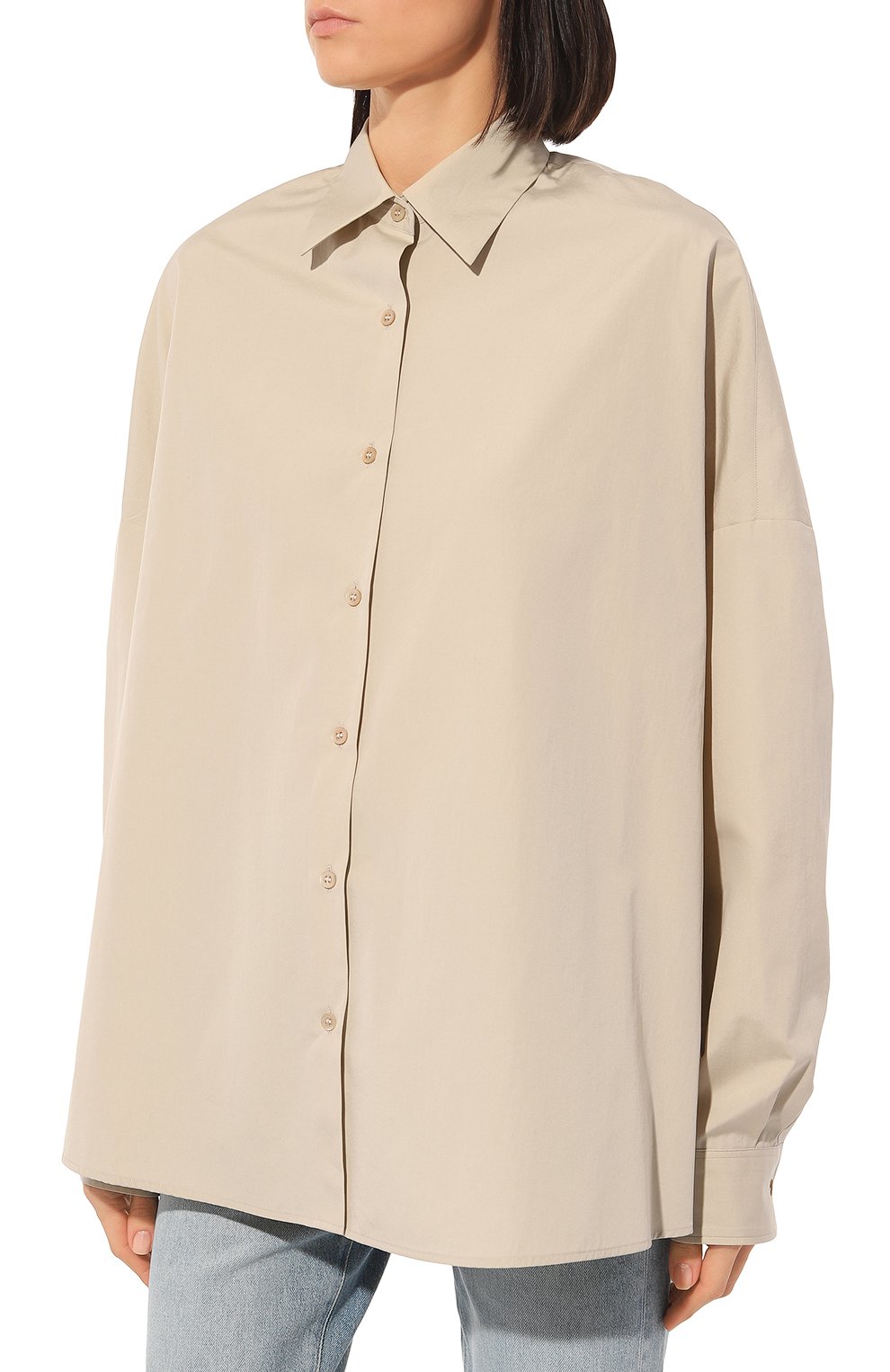 Хлопковая рубашка DRIES VAN NOTEN, арт. 231-010705-6238, фото 3