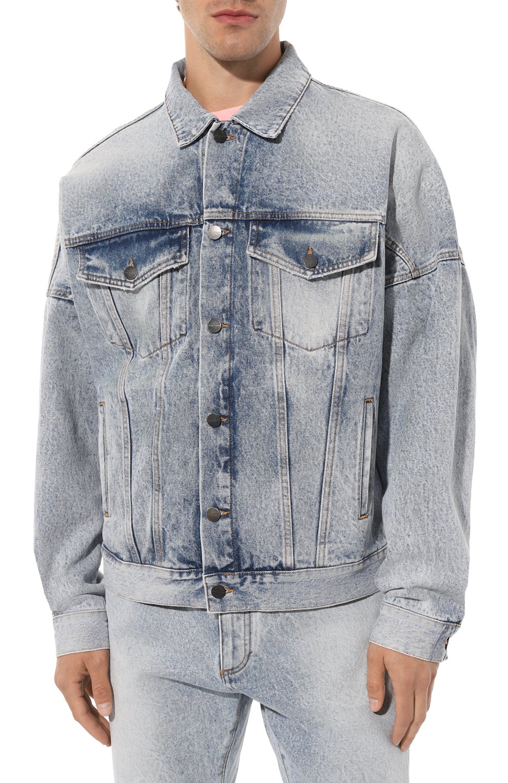 Джинсовая куртка PALM ANGELS, арт. PMYE006C99DEN0024001, фото 3