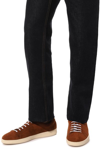 Замшевые кеды KITON, арт. USSTEN2NX0021, фото 3