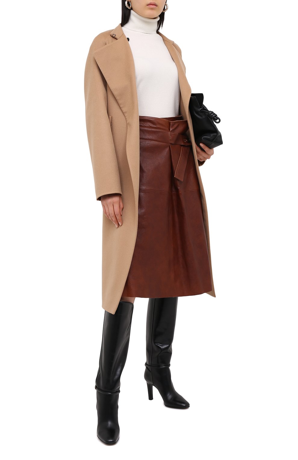 Кожаная юбка CHLOÉ, арт. CHC20ACJ11205, фото 2