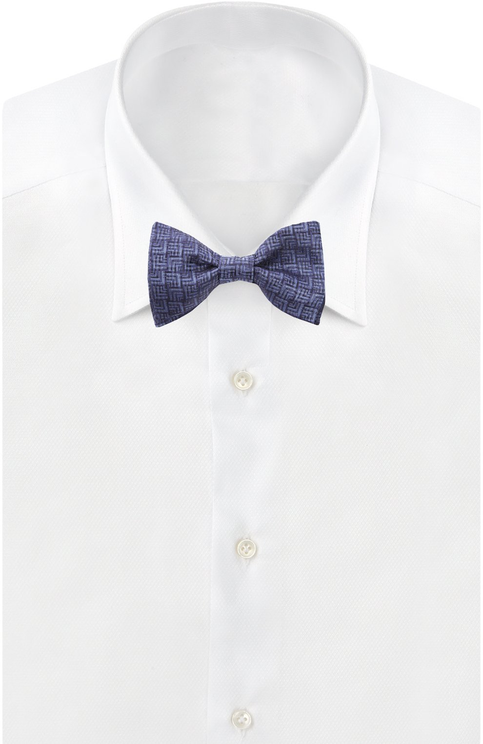 Галстук-бабочка LANVIN темно-синего цвета по цене 13300 руб., арт. 3293/B0W TIE, фото 2 Галстук-бабочка LANVIN, арт. 3293/B0W TIE, фото 2