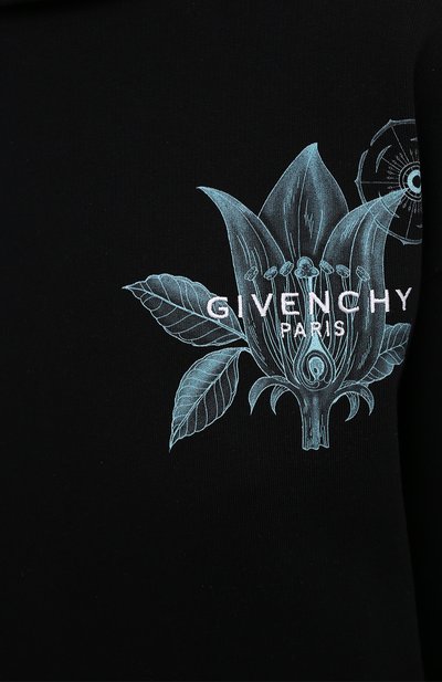 Хлопковое худи GIVENCHY, арт. BWJ01C3Z4W, фото 5