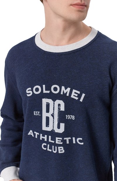 Свитшот из хлопка и льна BRUNELLO CUCINELLI, арт. MR8313380G, фото 5