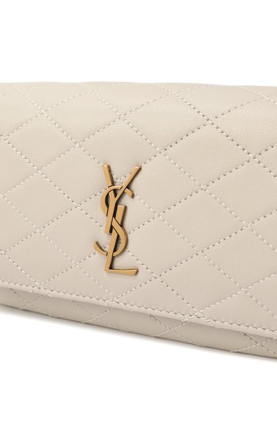 Сумка gaby SAINT LAURENT кремового цвета по цене 153000 руб., арт. 754051/1EL07, фото 3 Сумка gaby SAINT LAURENT, арт. 754051/1EL07, фото 3