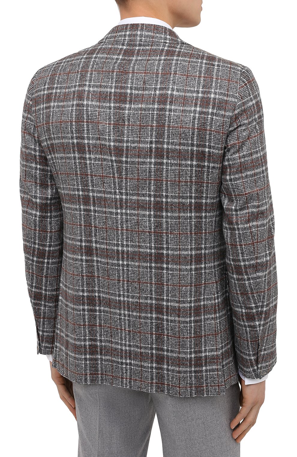 Пиджак из шелка и шерсти ZILLI, арт. MNU-VG2Y-2-D6624/M001, фото 4