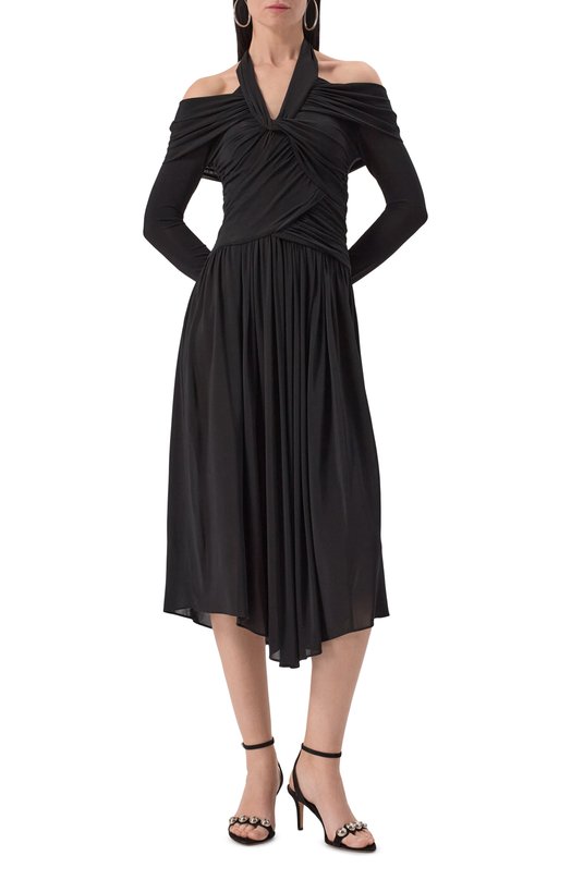 Замшевые босоножки Velvee Isabel Marant 25PSD0218FA/C1A33SC1A33S.F_25_A2_PS/D0214FA Чёрный  25PSD0218FA/C1A33SC1A33S.F_25_A2_PS/D0214FA Фото 2
