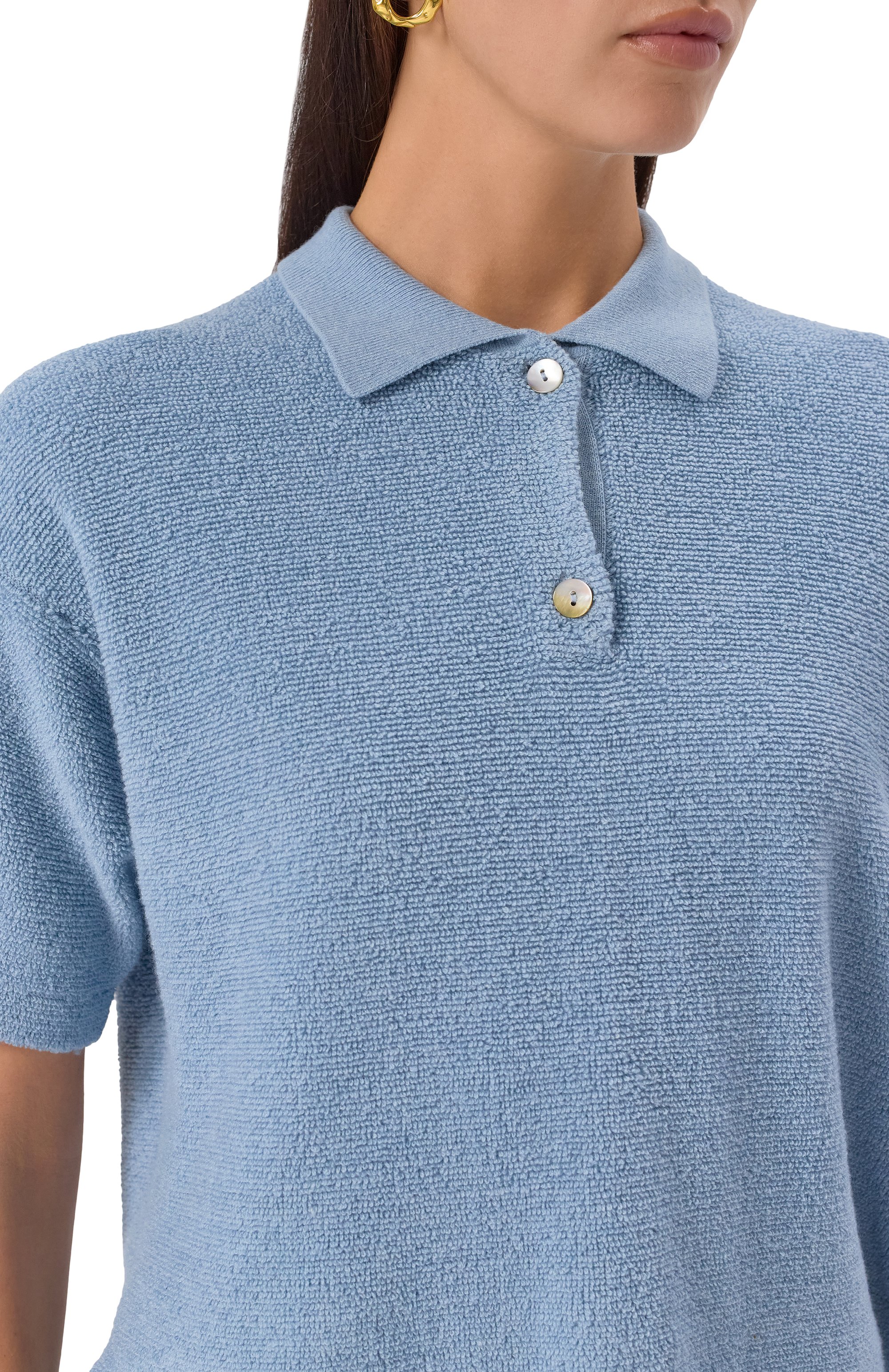 Поло из хлопка и кашемира FTC, арт. 00984-0270, фото 5