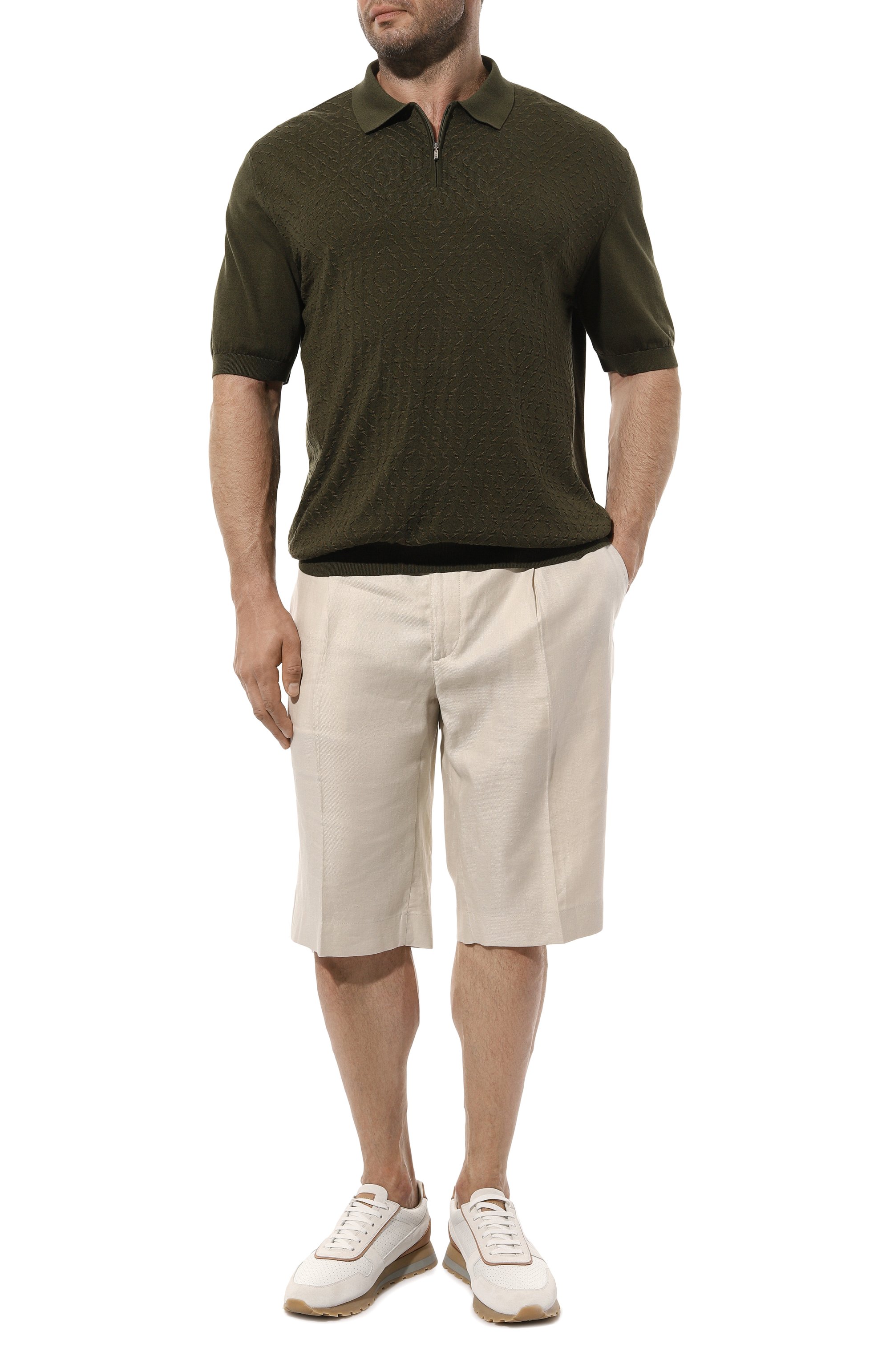 Поло из шелка и хлопка ZILLI, арт. KZP002M0145VVM000_1, фото 2